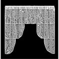 thumbnail image 1 of heritage lace 6315ws-39pr 72 x 39 in. rabbit hollow swag pair, white, 1 of 4
