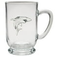 thumbnail image 1 of heritage metalworks cm3350cl shark coffee mug, clear, 1 of 1