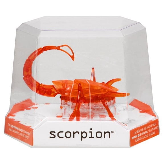 hexbug scorpion, electronic autonomous robotic pet, ages 8 and up (random color)