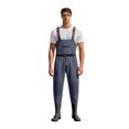 thumbnail image 1 of heyac Breathable Ripstop Stocking Boot Foot Fishing Hunting Waders Lightweight Grey Camo Chest Wader for Men Women, 1 of 5