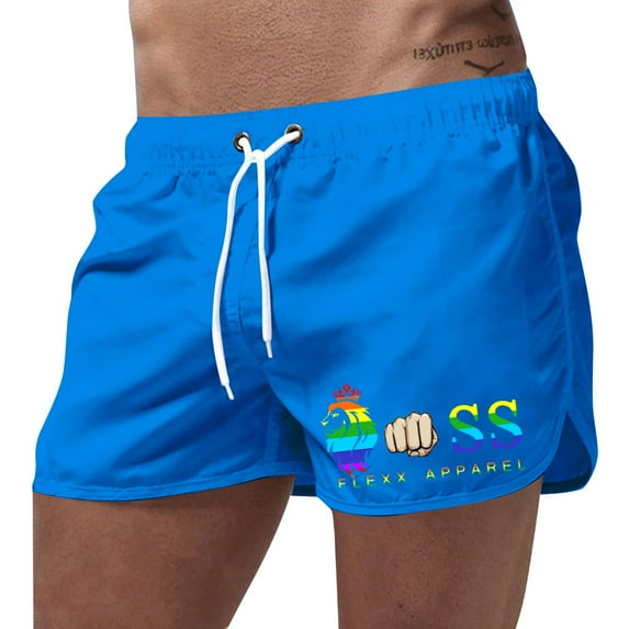 heyac Long Board Shorts for Men Drawstring Quick Dry Mens Swim Light Upf Beach Swimwear