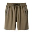 thumbnail image 1 of heyac Men's Casual Shorts Elastic Waist Drawstring Lightweight Outdoor Summer Beach Shorts with Pockets Hiking Shorts, 1 of 4