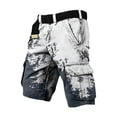 thumbnail image 1 of heyac Men's Casual Shorts Waffle Elastic Waist Drawstring Workout Running Jogging Beach Sweat Shorts with Pockets Shorts MenNavy, 1 of 3