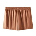 thumbnail image 1 of heyac Men's Satin Boxers Shorts Satin Sleep Shorts Silk Pajama Bottom Shorts Sleepwear, 1 of 4
