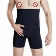 thumbnail image 1 of heyac Men's Shapewear Tummy Control Shorts Shapewear Shorts for Men Long Leg Compression Boxer Briefs, 1 of 3
