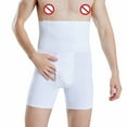 thumbnail image 1 of heyac Men's Shapewear Tummy Control Shorts Shapewear Shorts for Men Long Leg Compression Boxer Briefs, 1 of 3