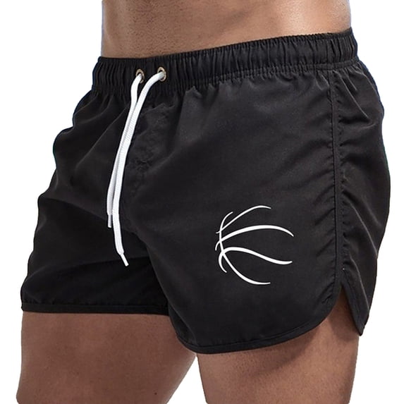heyac Men's Swim Trunks 9 Inch High Elastic Waist Quick Dry Board Shorts Light Beach Swimwear