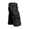 thumbnail image 1 of heyac Mens Cargo Shorts Stretch Waist Vintage Casual Drawstring 3/4 Cargo Joggers Pants Loose Straight Leg Streetwear Loose Fit Casual Athletic Jogger Shorts with Pockets, 1 of 4