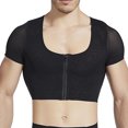 thumbnail image 1 of heyac Mens Compression Corset Vest Workout Fajas para Hombres Back Support Gynecomastia Shapewear Tops, 1 of 4