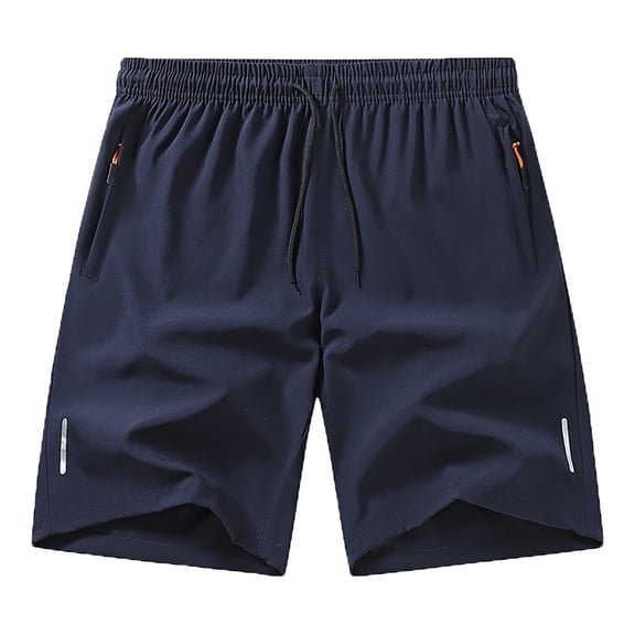 heyac Mens Lightweight Athletic Running Shorts 5'' Quick Dry Gym Workout Shorts with Zipper Pockets