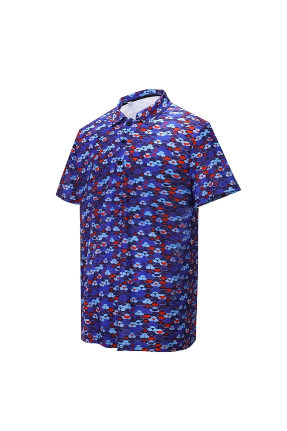 Mens Polo Athletic Collared T-Shirts Classic Golf Polo Collared Shirts Classic Fit Athletic Collared T-Shirts Summer Work Short Sleeve