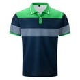 thumbnail image 1 of heyac Mens Polo Shirts Cotton Button Solid Color Golf Business Casual Wear Slim Fit Summer Casual Tennis T Shirts Outdoor Casual Casual Golf Shirts, 1 of 5
