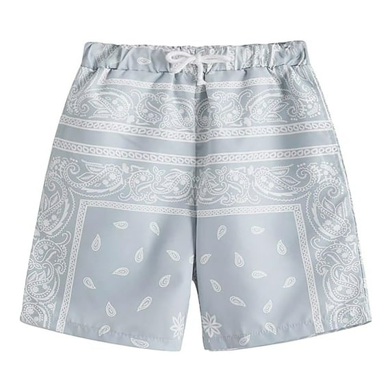 heyac Mens Swim Trunks 7 Inch Inseam Prints Quick Dry Bathing Suit Swimsuit Stretchy Upf Beach Bathing Suit Beach Board Shorts