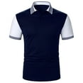 thumbnail image 1 of heyac Polo for Men Athletic Performance Polo Shirts Business Casual Wear Slim Fit Gym & Tennis Apparel Summer Casual Casual Tops, 1 of 7