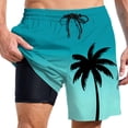 thumbnail image 1 of heyac Swim Trunks Men 5 Inch Prints Funny Mens Swim Trunks Quick Dry Compression Liner Light Beach Swimwear, 1 of 4