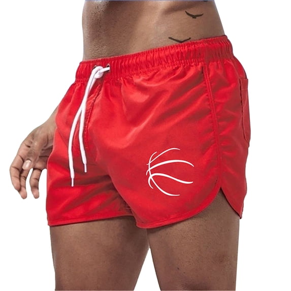 heyac Swim Trunks Men 7 Inch Soild Color Stretchy Quick Dry Anti-Chafe Bathing Suits Lightweight Beach Men Swim Brief