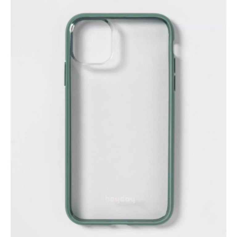 heyday Apple iPhone 11 XR Case Color Evergreen Clear