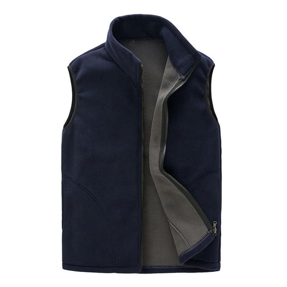 hgsbede Men Couples Zip Outdoor Winter Warm Sport Vest Sleeveless Pockets Jacket Coat