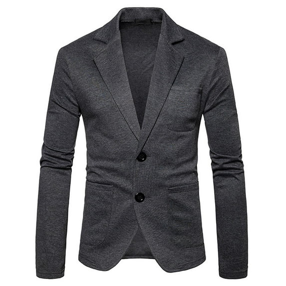 hgsbede Men Slim-Fit Solid Suit Collar Casual Small Suit Coat Corduroy Jacket