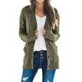 thumbnail image 1 of hgsbede Women Coats Plus Size Clearance Women's Knit Cardigans Loose Slouchy Oversized Wrap Chunky Pocket Sweaters Coat, 1 of 9