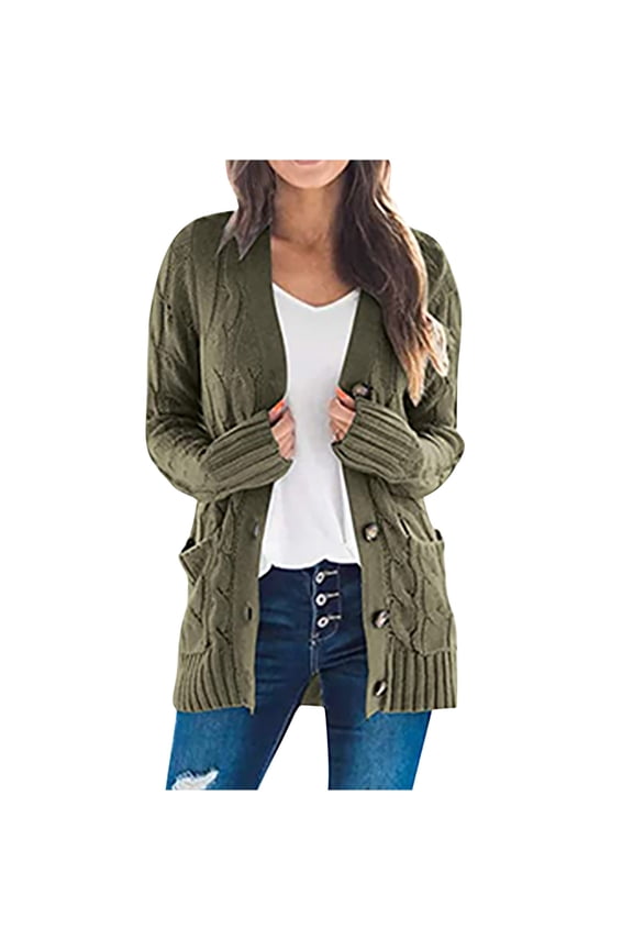 Women Coats Plus Size Clearance Women's Knit Cardigans Loose Slouchy Oversized Wrap Chunky Pocket Sweaters Coat