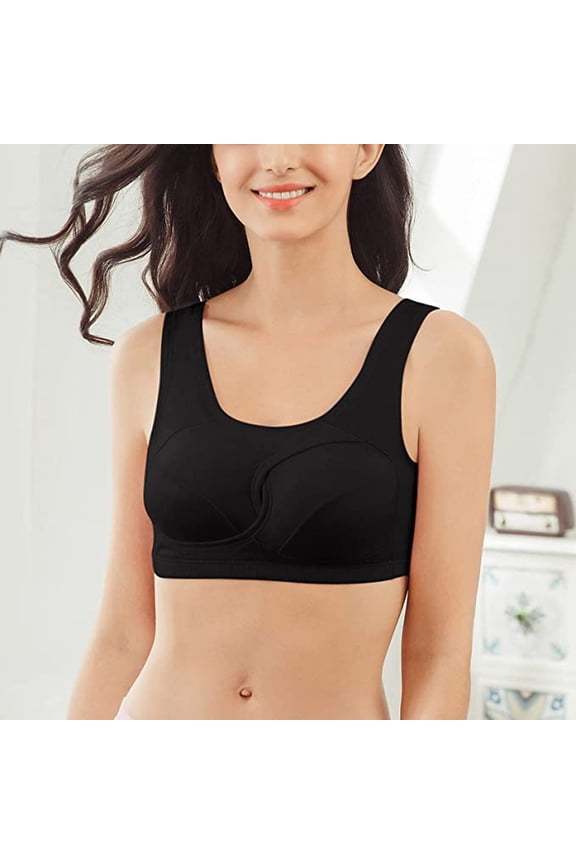Women's Bra Underwear Breathable Sleep Yoga Cotton Bra Beauty Back Bra