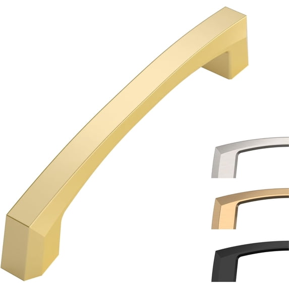hgudesign 10 Pack 4 Inch Cabinet Handles Drawer Pulls Kitchen Cabinet ...