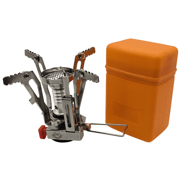 DV Outdoors Adventure Series Portable Backpacking Stove Orange
