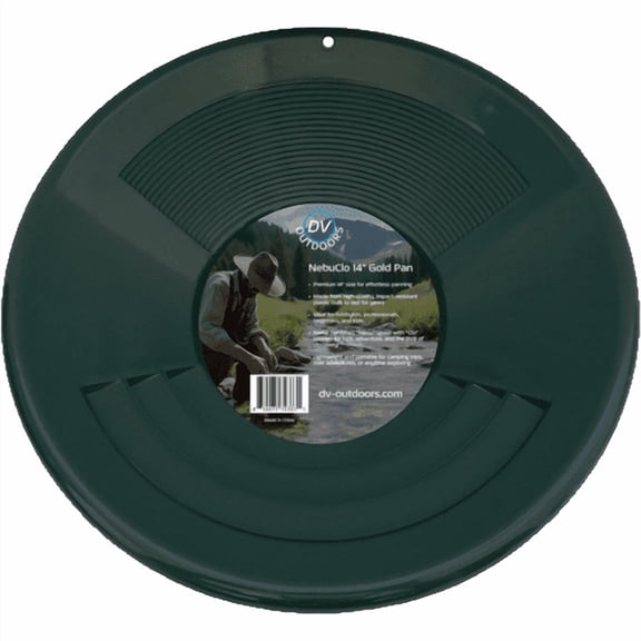 NebuClo 14in Gold Pan Green