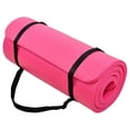 thumbnail image 1 of BalanceFrom Yoga Mat, 1" Extra Thick Exercise Pilates Workout Mat, 71"x24", Pinkish, 1 of 9