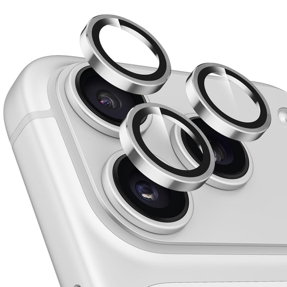 Upcommon UARMOR Glass Camera Lens Protector for iPhone 18 Pro / 18 Pro Max, Easy Installation Kit - Silver