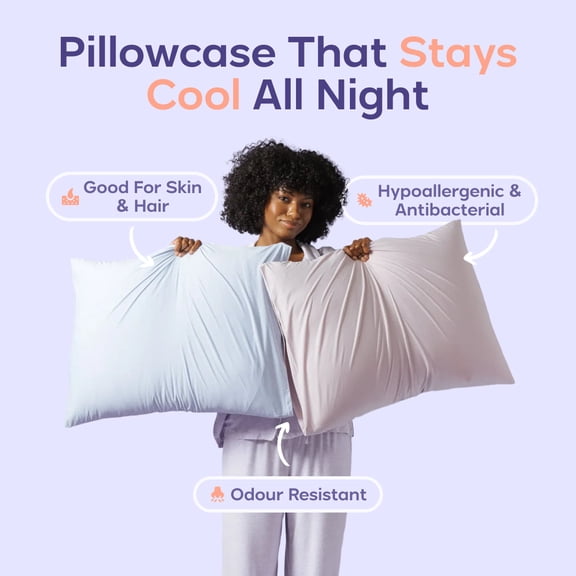 Mellow White Mellow Cooling Pillowcases (2-Pack) King