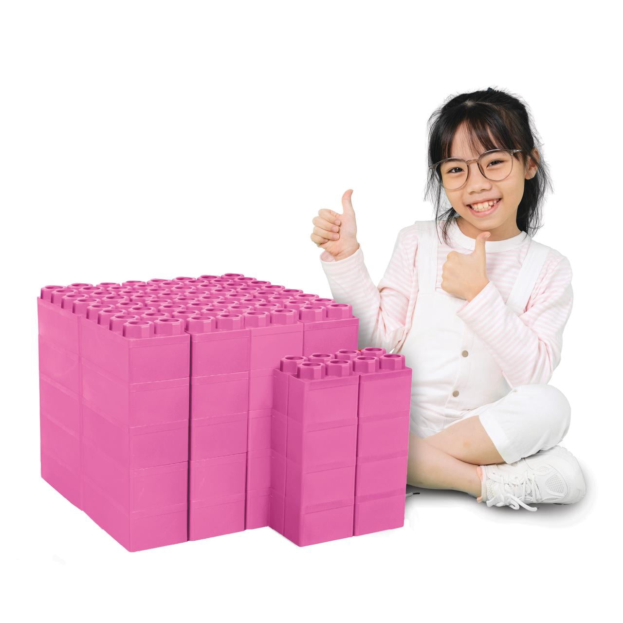 BiggoBlocks Jumbo Blocks — Big Blocks for Kids Ages 3-8 — Indoor ...