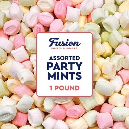 Party Mints Assorted - 1 Pound Bulk Bag Baby Shower Mint - After Dinner Mints- Colorful Delicious Pastel Colores