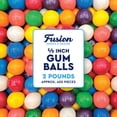 thumbnail image 1 of Gumballs 1/2 Inch 2 Pound Bag - Gum Balls For Gumball Machine - Small Gumballs Bulk - Assorted Fruit Flavor - Bubble Gum, 1 of 9