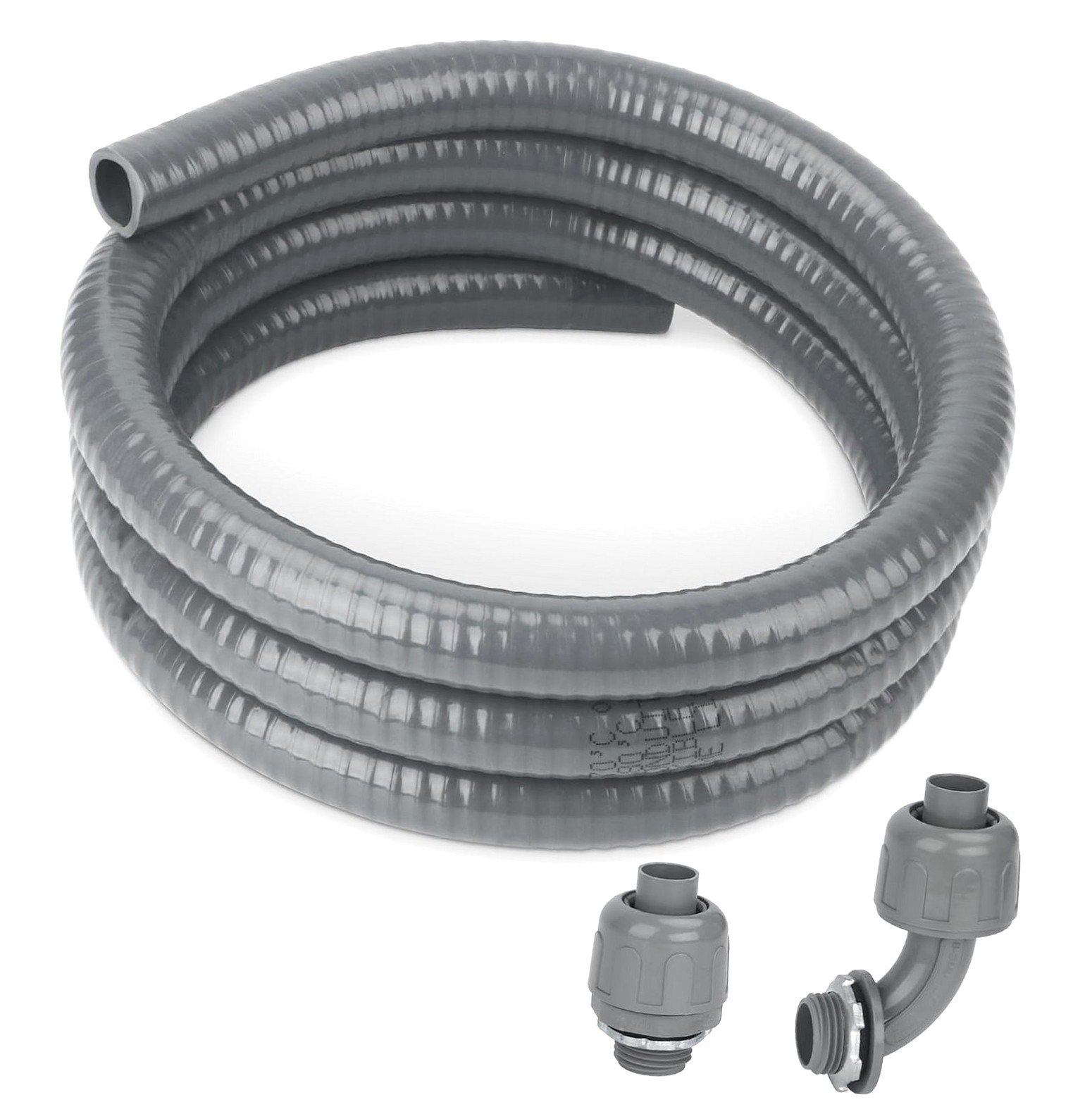 hgudesign Electrical Conduit Set 1/2 inch 6 Feet Gray AC Whip , Liquid ...