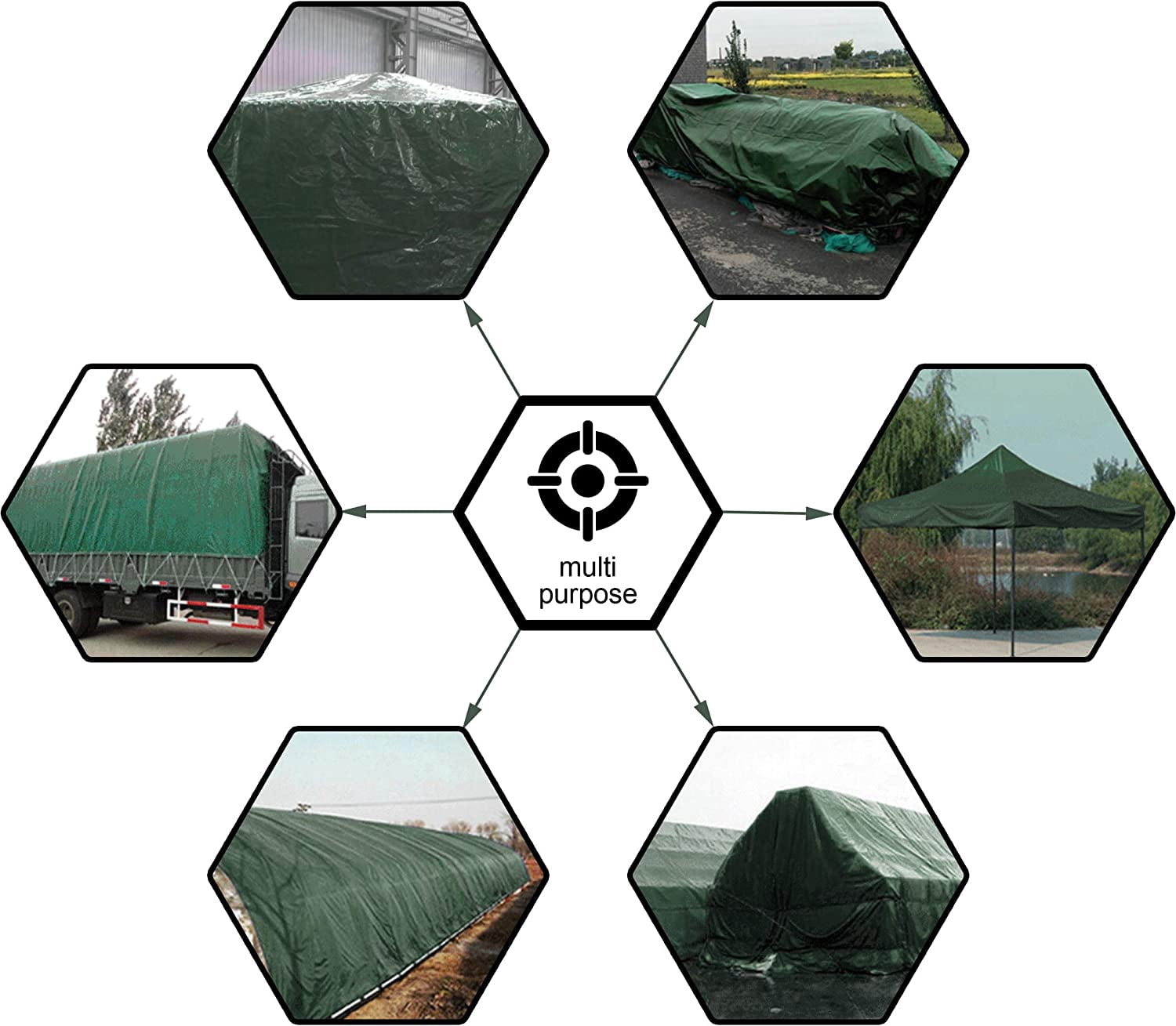 10oz Canvas Tarpaulin, 10 x 10 main image 0