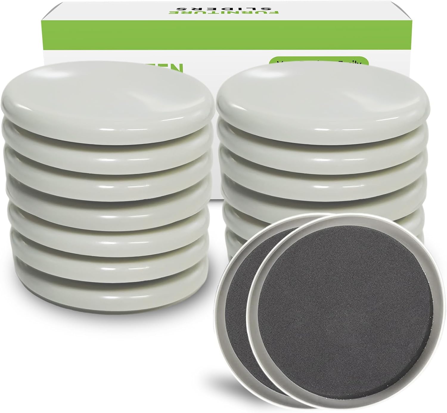 hgudesign Furniture Sliders, Reusable Furniture Sliders for Carpet ...