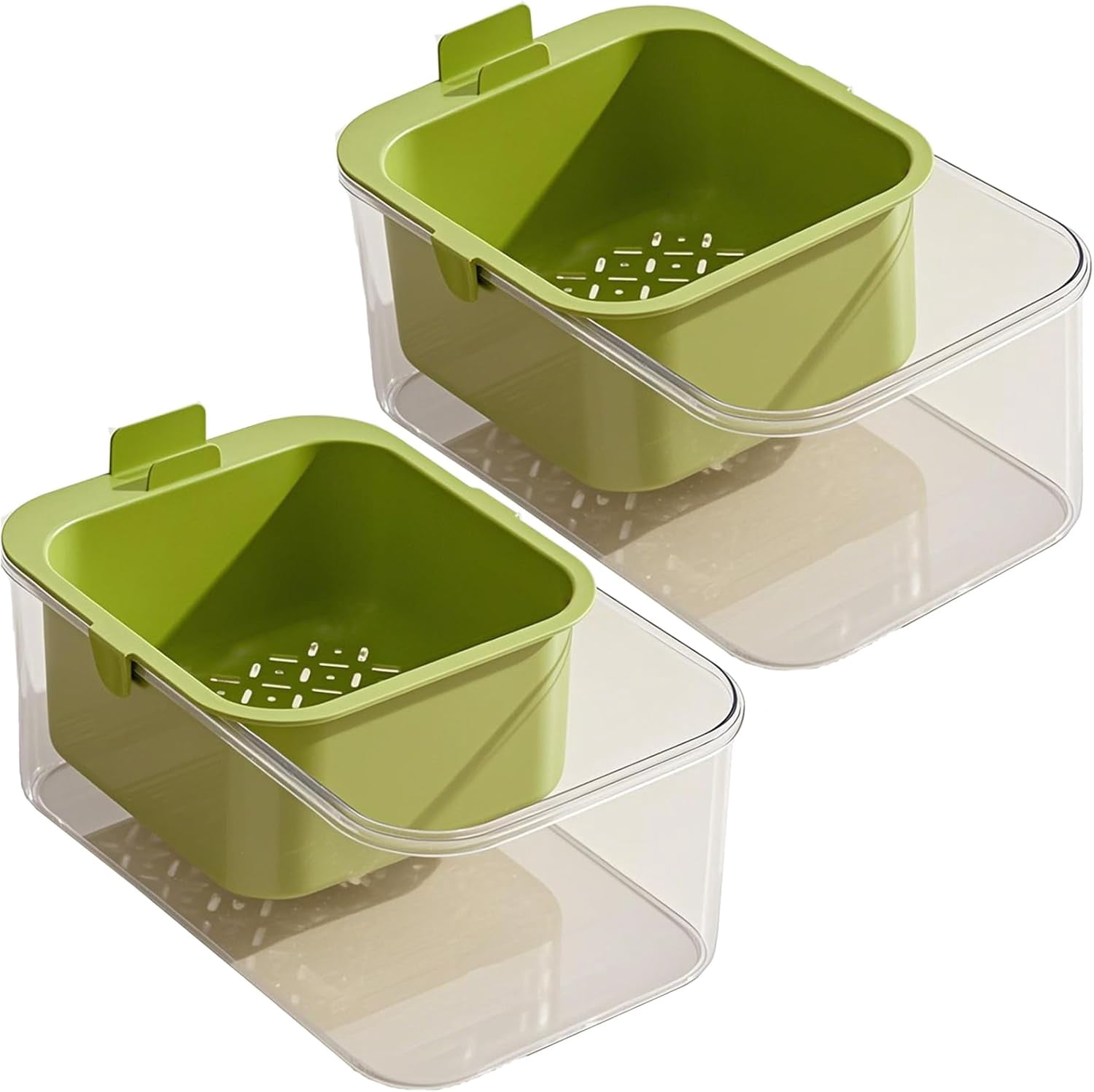 Food Rinser hgudesign Multi-functional Drain Basket 2025 New Fruit Cleaning Bowl ...
