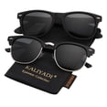 thumbnail image 1 of KALIYADI Polarized Sunglasses for Women Men Square Sun Glasses Retro Style, 1 of 9