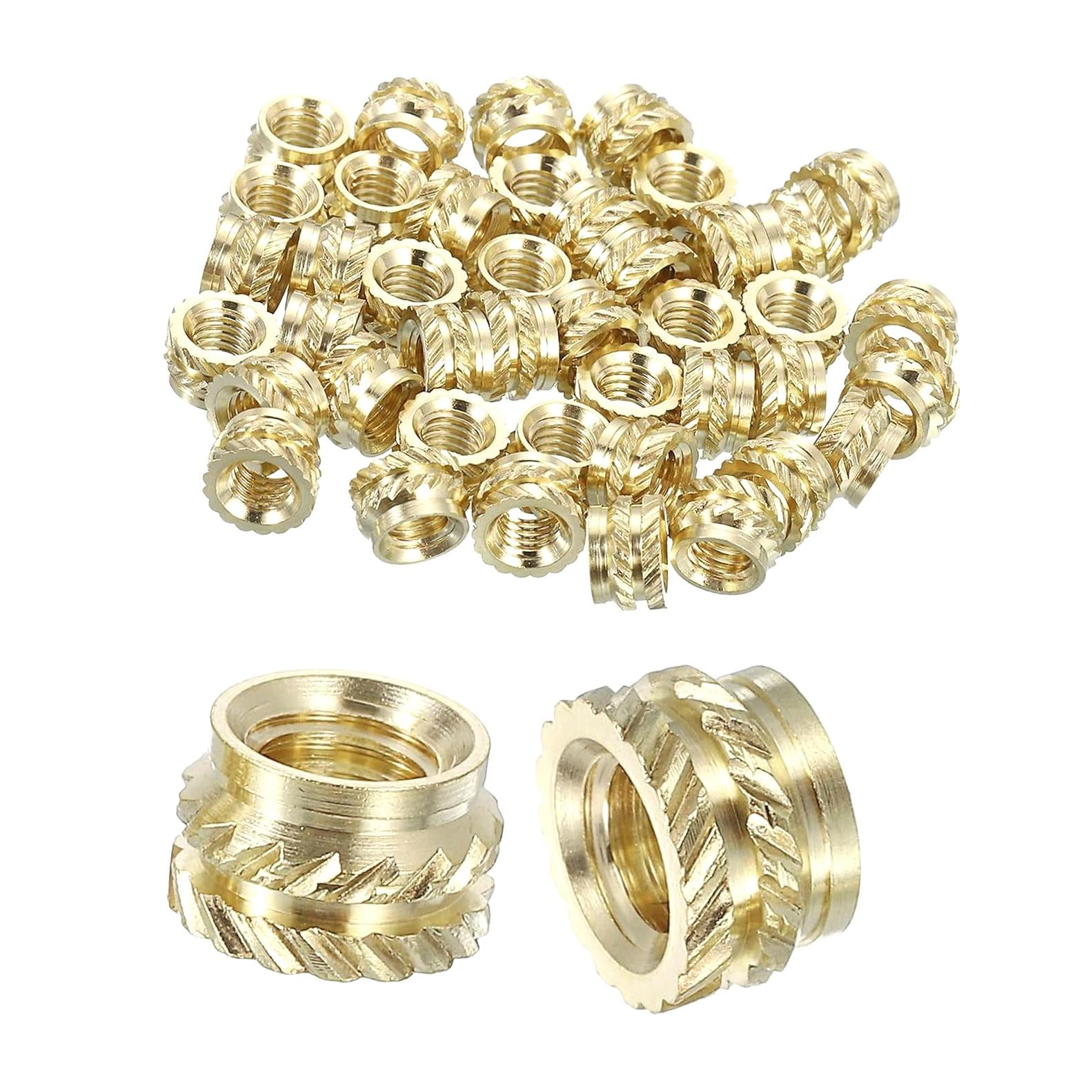 hgudesign Textured Threaded Inserts, 50 units M5 x 5mm Length x 8mm ...