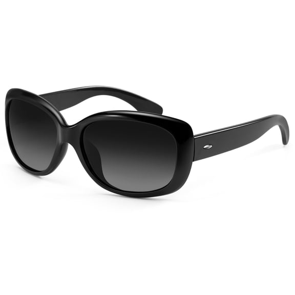 KALIYADI Oversized Polarized Sunglasses for Women Vintage Lady UV Protection Driving Sun Glasses