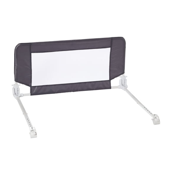 Hiccapop Toddler Bed Rail for Convertible Cribs, Crib Rail Guard with Reinforced Anchors, Gray