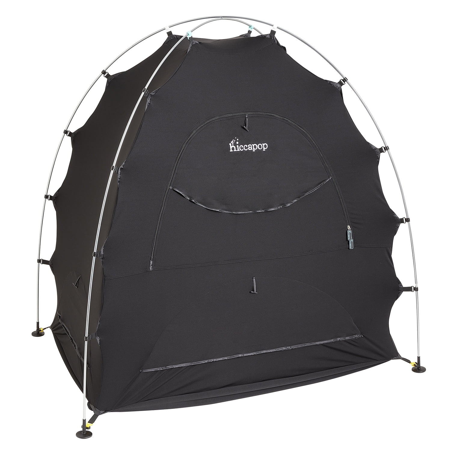 hiccapop DayDreamer Portable Blackout Canopy Cover Tent for Pack and Play, HPR-DDT-BK