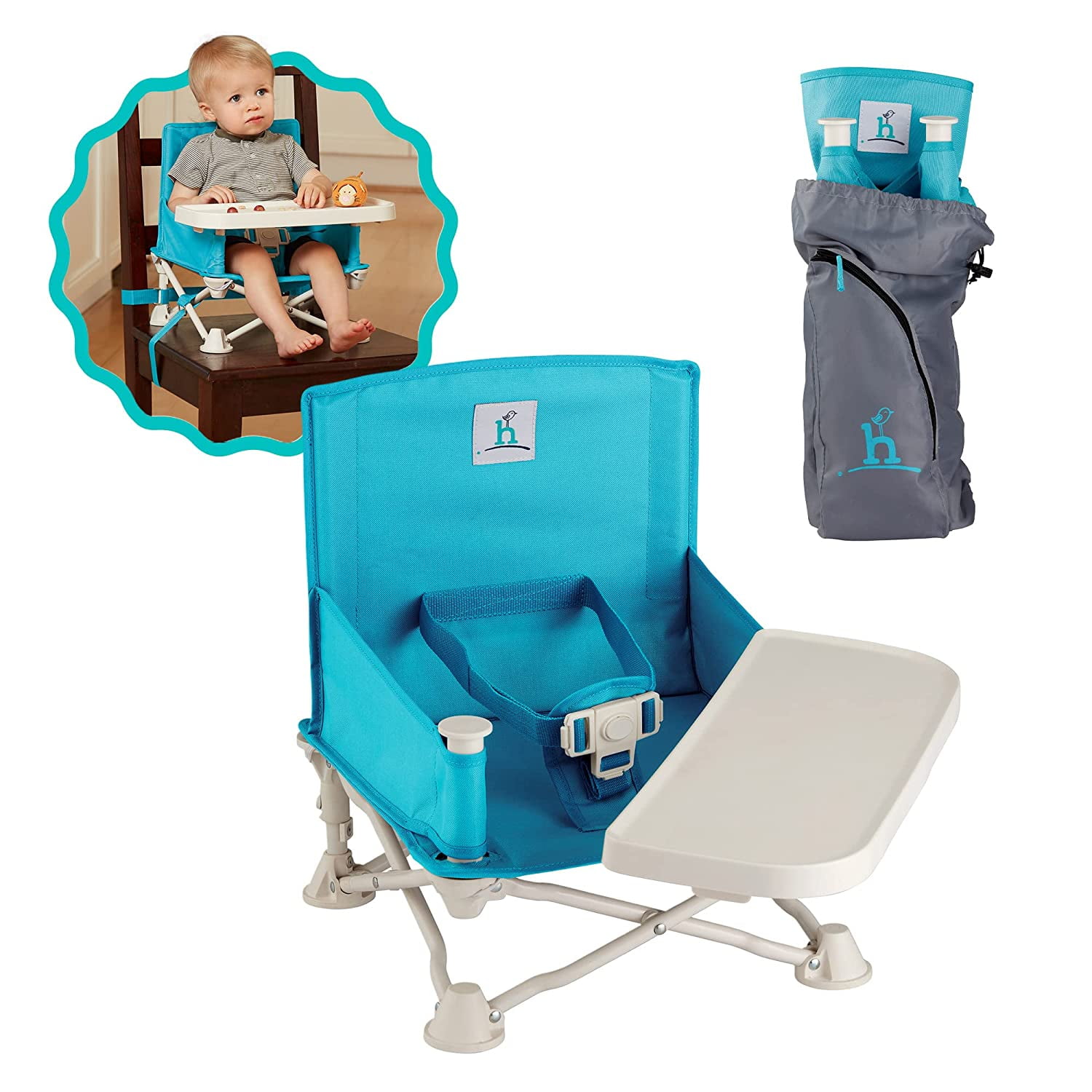 Hiccapop omniboost travel booster seat with tray hot sale