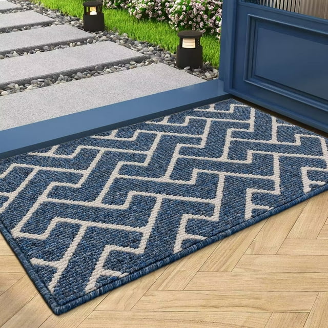 hicorfe Indoor Door Mat,20"x31.5"Absorbent Dirt Resist Front Back Door