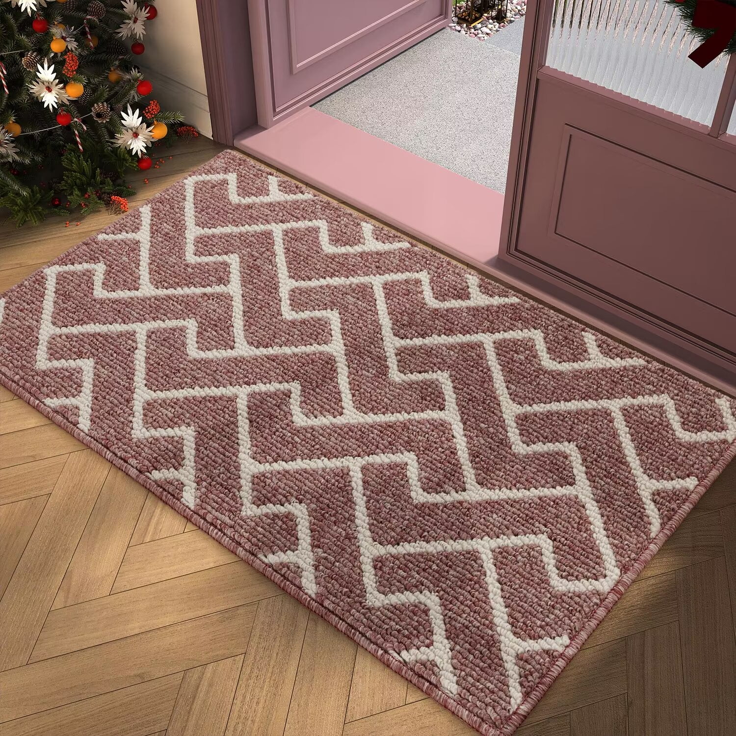 Hicorfe - Tapete Para Puerta Interior, 24 X 35 Pulgadas, Parte Trasera
