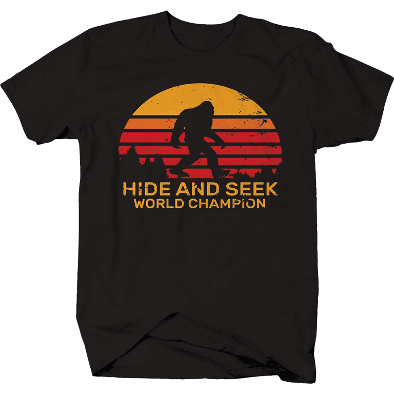 hide and seek champion shirt bigfoot 5XL Black Walmart