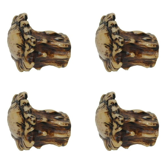 HiEnd Accents  Antler Knobs (Set Of 4)