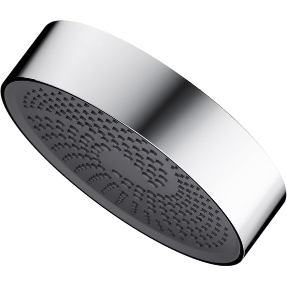 high pressure shower headswith Anti-Clog Rubber Jets - 360 Rotation Adjustable Shower Head -7.87inches (Chrome)